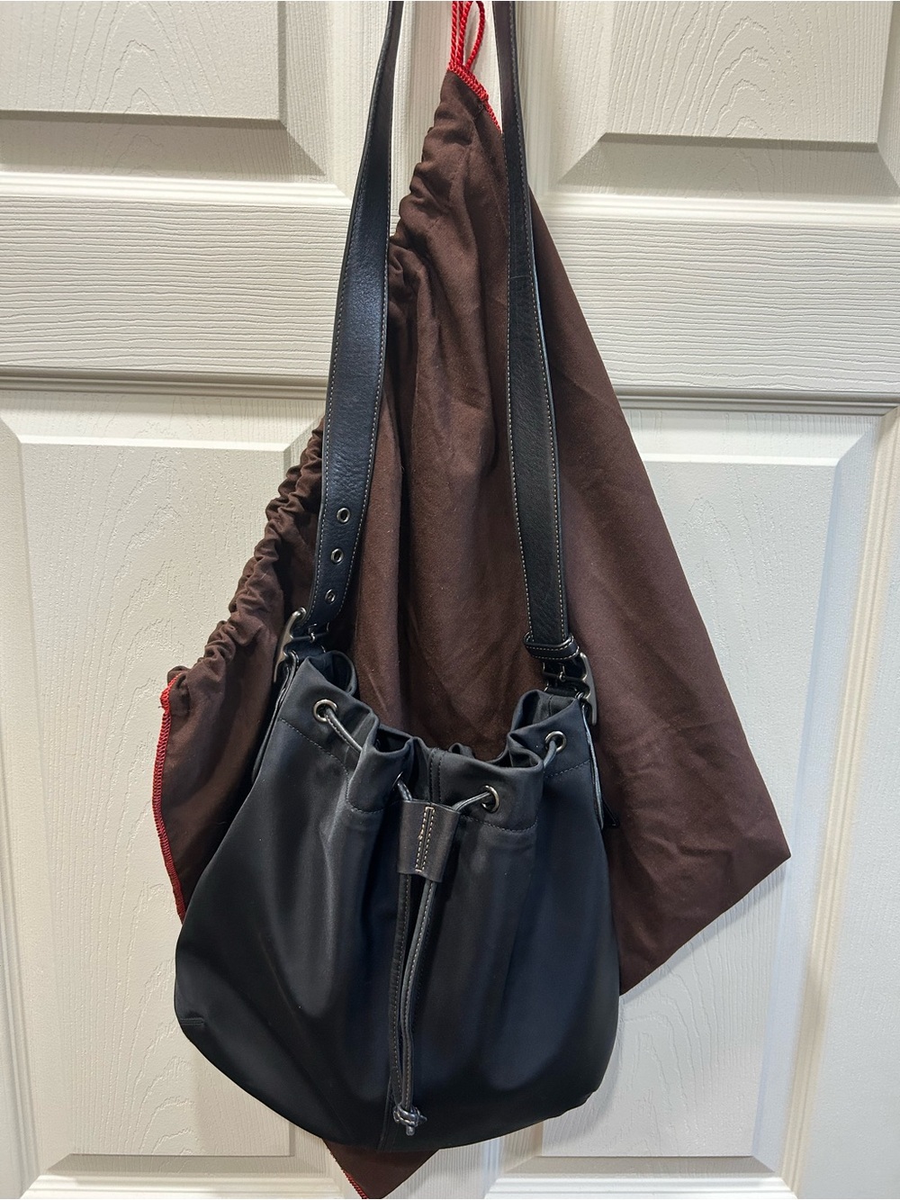 Vintage Coach 6669 Drawstring Shoulder Bag